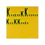 Rosalie's Alphabet 'K' 2015 by Peter Atkins