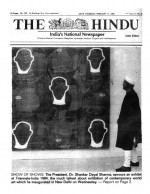 Front Page - The Hindu - India 1994 by Peter Atkins