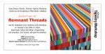 Exhibition invite for 'Remnant Threads'- VTW 2006 by Peter Atkins